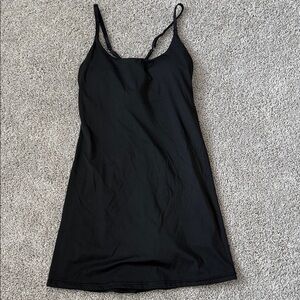 Solid Black Tennis Dress